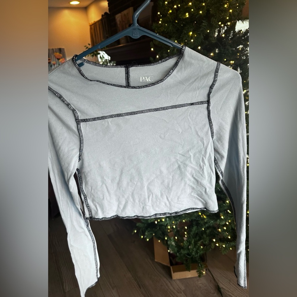 PacSun Light Blue Long Sleeve Top